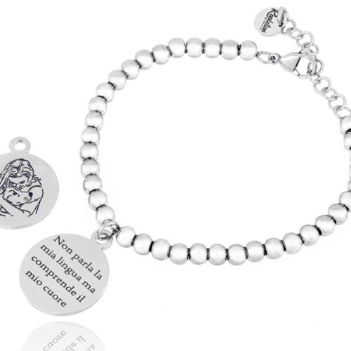 Brosway Bracciale Donna Chakra – Rigido In Acciaio 316L Con Acchiappasogni E Cristalli – Modello BHKB031