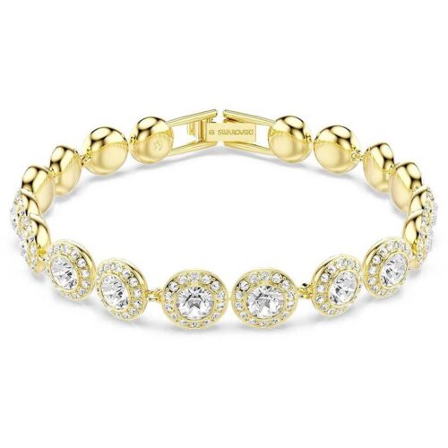 Bracciale Swarovski Angelic gold cristalli ovali elegante donna