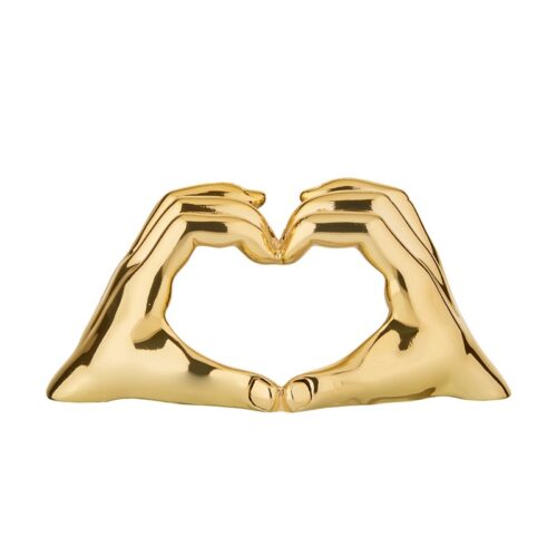 Scultura Mani Cuore Acca Oro AR 11 ORO