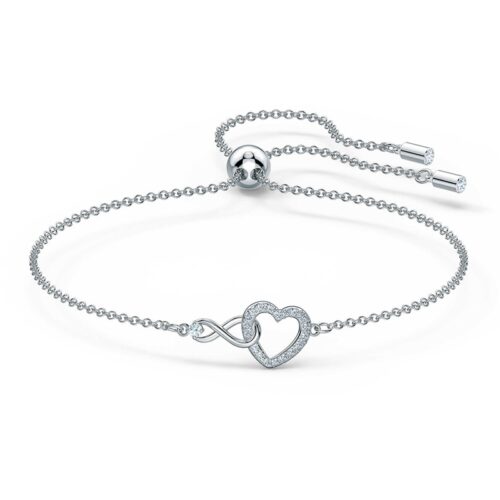 Bracciale Swarovski cuore infinito regolabile cristalli donna
