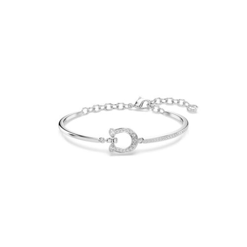 Bracciale Swarovski Symbolica ferro di cavallo pavé bianco rodiato portafortuna