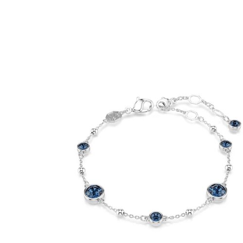 Bracciale Swarovski tennis oro con cristalli bianchi
