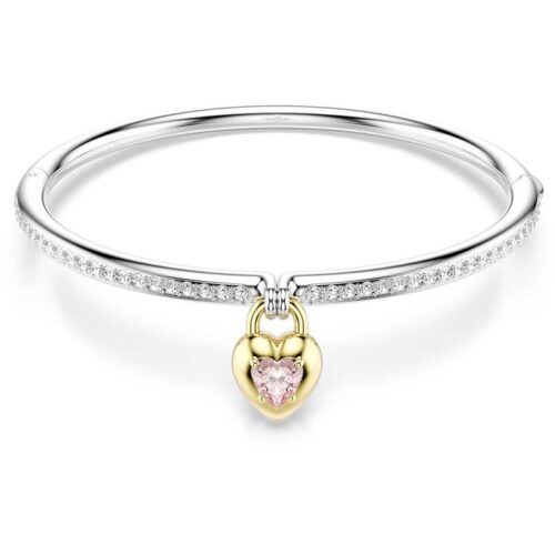 Bracciale Swarovski rodiato con cristalli bianchi e design raffinato