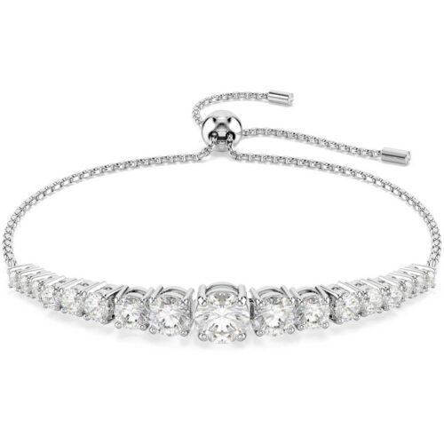 Bracciale Swarovski regolabile argento cristalli degradรฉ elegante
