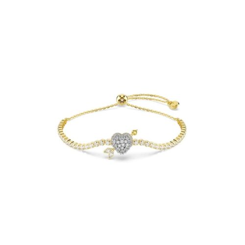 Bracciale Swarovski Symbolica ferro di cavallo pavรฉ bianco rodiato portafortuna