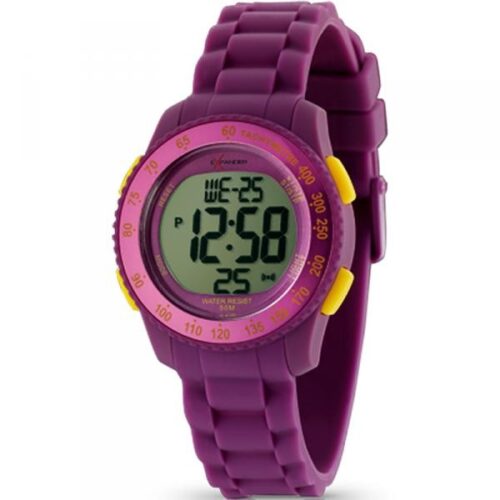 Orologio digitale Sector Expander viola silicone 100m
