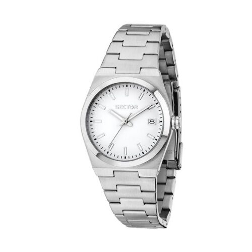 Orologio donna Sector acciaio quadrante bianco datario
