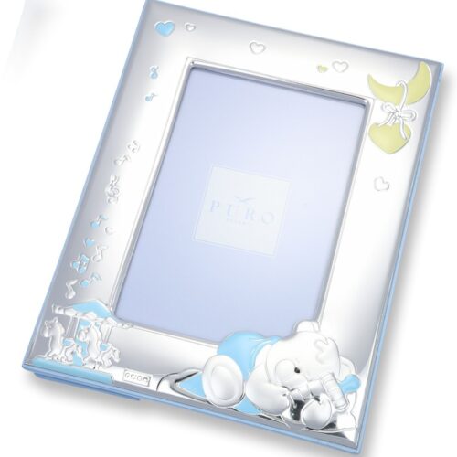 Portafoto Puro Argenti Orsetto Sleepy Celeste 9x13 PU8511/9C