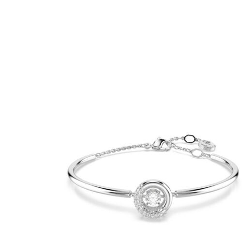 Bracciale Swarovski Una  argento con cristalli bianchi