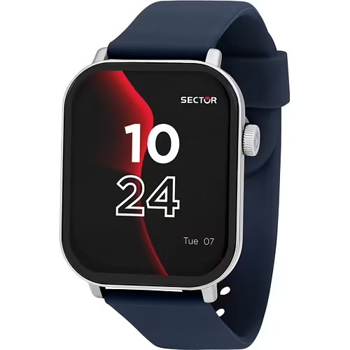 Smartwatch uomo Sector S-07 display touch cinturino blu IP68 Bluetooth