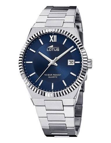Orologio Uomo Lotus 18835/2 Acciaio Quadrante Blu Elegante
