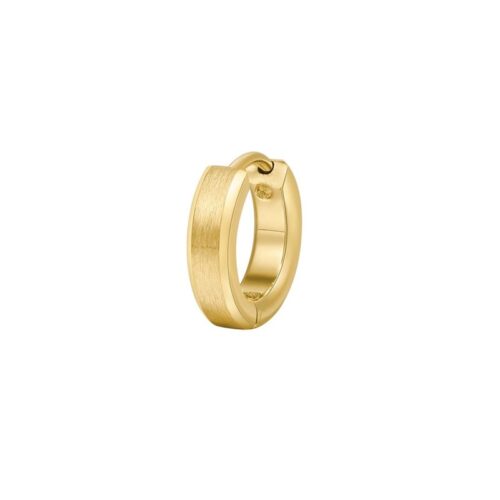 Orecchino Uomo Brosway Ink BIK23 acciaio PVD oro 14K
