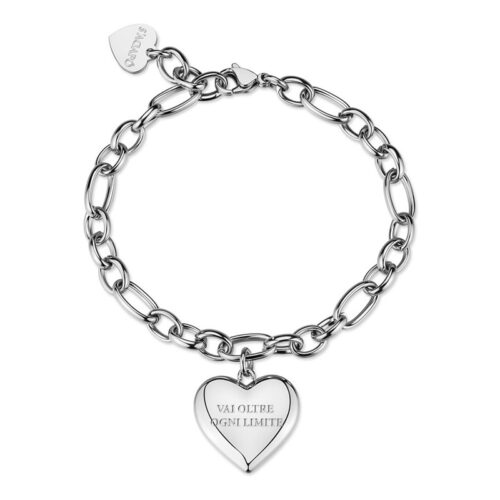 Bracciale Donna S'Agapò Be My Family SBM93 in acciaio acciaio