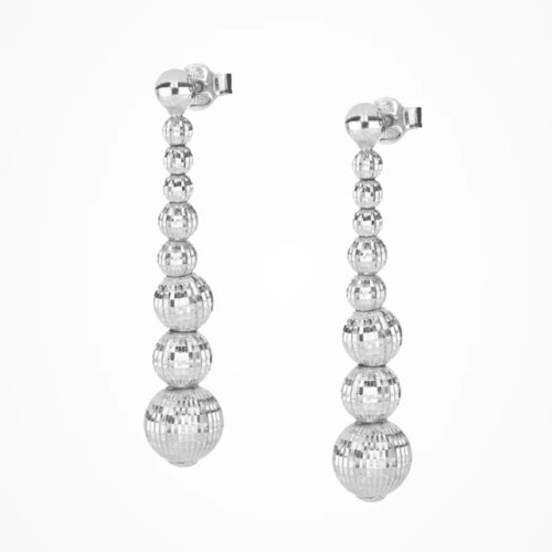 Orecchini Desmos Crystal Gala W argento 925 rodiato