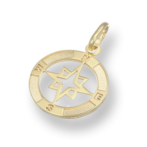 Ciondolo Rosa dei Venti TerryOro Oro 375