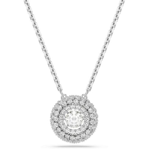 Collana Swarovski Sublima 5738246 pendente round bianco
