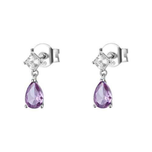 Orecchini pendenti Donna Brosway Fancy FMP115 Viola Ametista