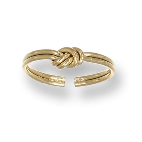 Anello Donna Revolution Gioielli Legami Nodo Centrale Dorato