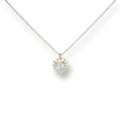 Collana TerryOro Cuore Kate in Oro 375 con Pietre