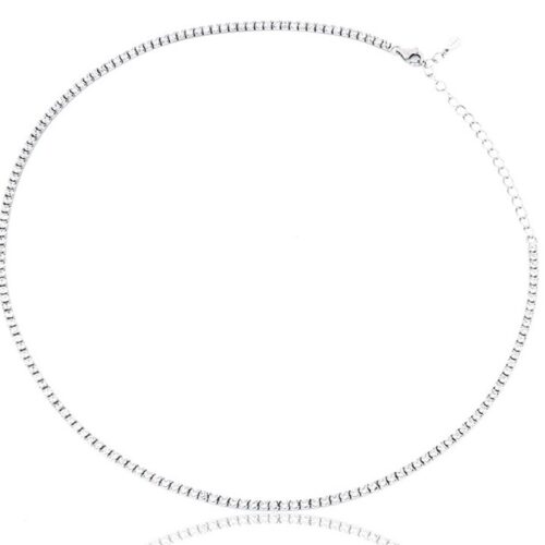 Collana TerryOro Luxeline 217CL-0800 Tennis bianchi