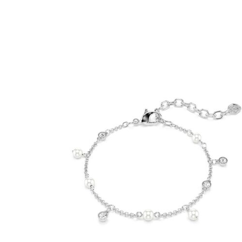Braccialetto Swarovski Imber 5754242 perla bianca placcato rodio