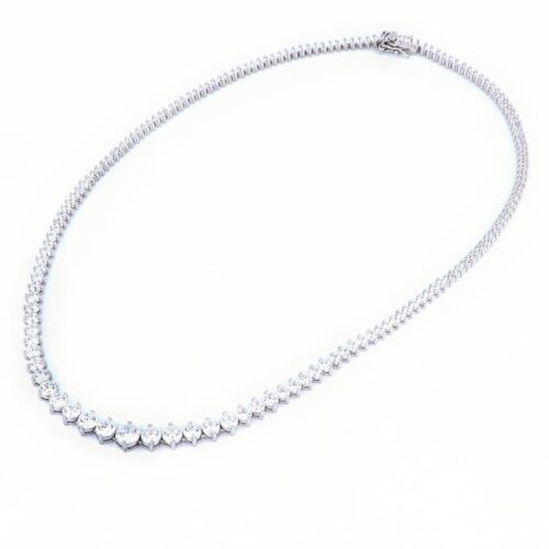 Collana TerryOro Luxeline 217CL-0130 Tennis bianchi