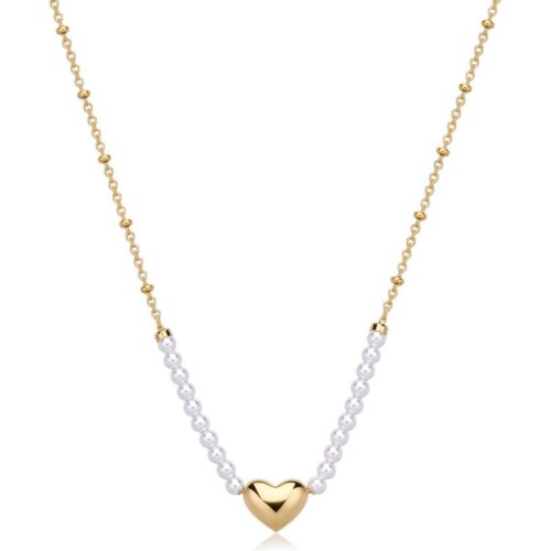Collana Donna Sagapò Stellar SSE34 in acciaio con finitura dorata