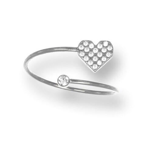 Anello Donna Revolution Gioielli Essenza Cuore Punto Luce