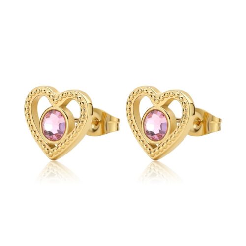 Orecchini Donna Sagapò Lucky Light SKT48 in acciaio con finitura dorata