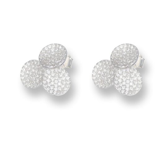 Orecchini TerryOro 217E-2959 Cerchio Argento 925 Bianchi