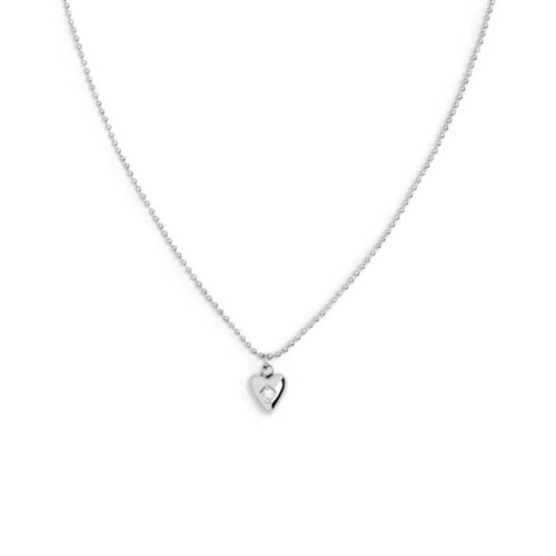 Collana Marlù 18CN123 con cuore acciaio