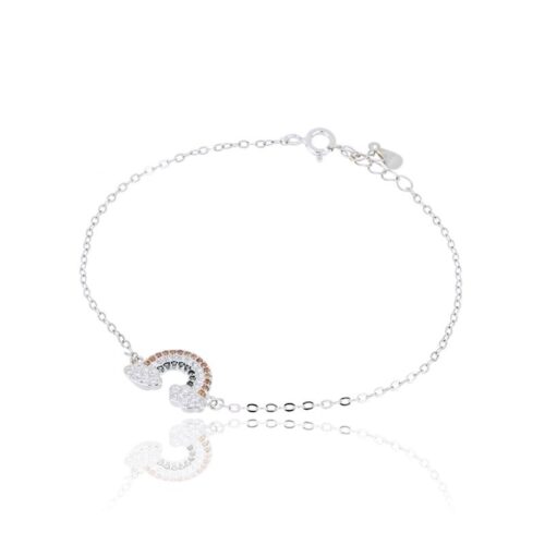 Bracciale TerryOro Arcobaleno in Argento 925 con Zirconi