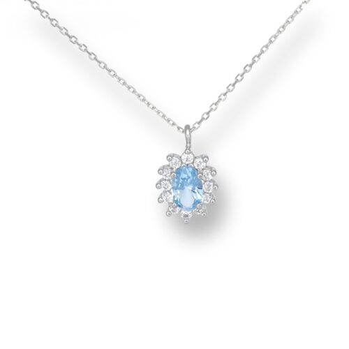 Collana TerryOro Kate Azzurro in Oro 375