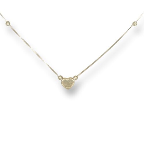 Collana TerryOro Palline e Cuore in Oro 375