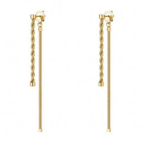 Orecchini Brosway Essential Pendenti Catena PVD Oro BNL090