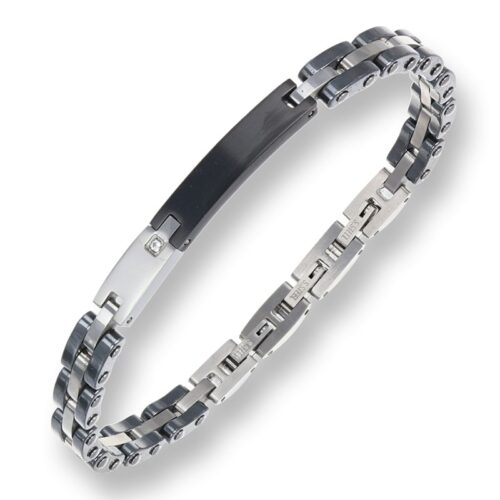 Bracciale Uomo Revolution Forge Ceramic Ceramica Grigio