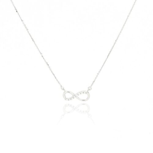 Collana TerryOro Essenza Oro 375 Infinito con Zirconi