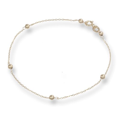 Bracciale TerryOro Essenza Oro 375 Sfere Lisce Minimal Elegante