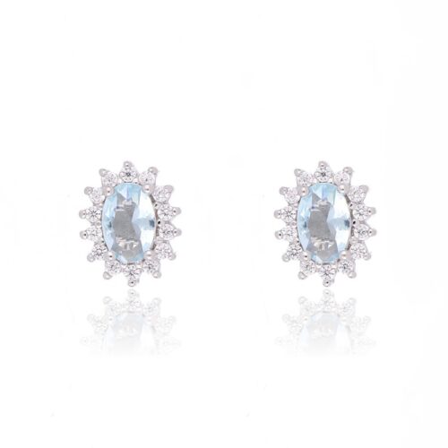Orecchini TerryOro 217E-1013 ACQ Argento 925 Acquamarina