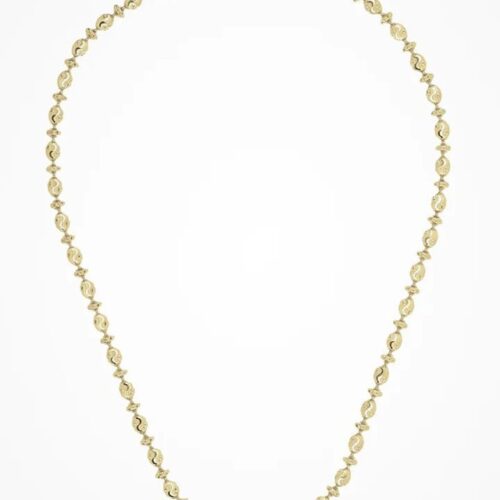 Collana Desmos Saturno GW 41 argento 925 placcato oro/rodio