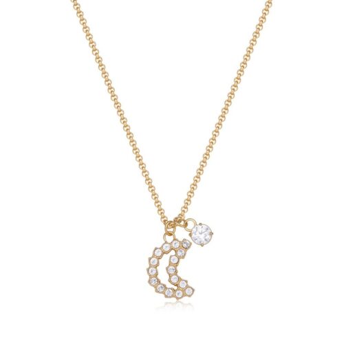 Collana Donna Sagapò Twinle SWN08 in acciaio con finitura dorata