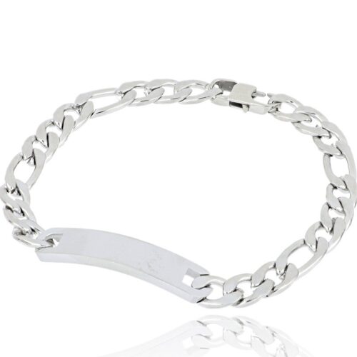 Bracciale Uomo Forge Revolution Gioielli Catena 3+1 con Targa