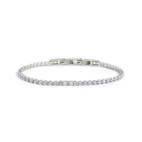 Bracciale Marlù 1BR0068-W tennis acciaio bianco
