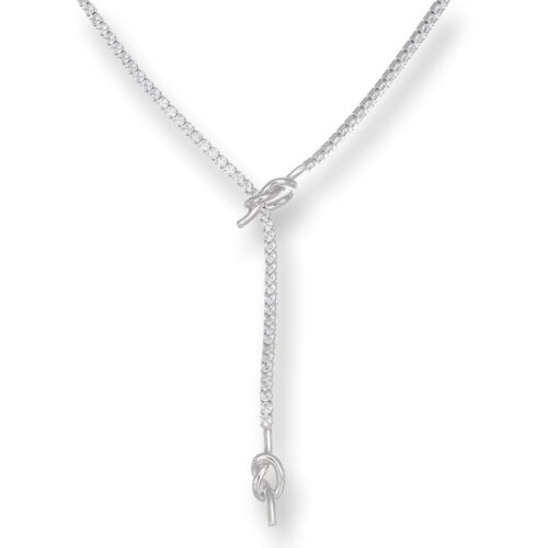 Collana TerryOro Luxeline 217CL-0163 Tennis bianchi
