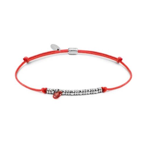 Bracciale Marlù 18BR220-R con cordino acciaio rosso