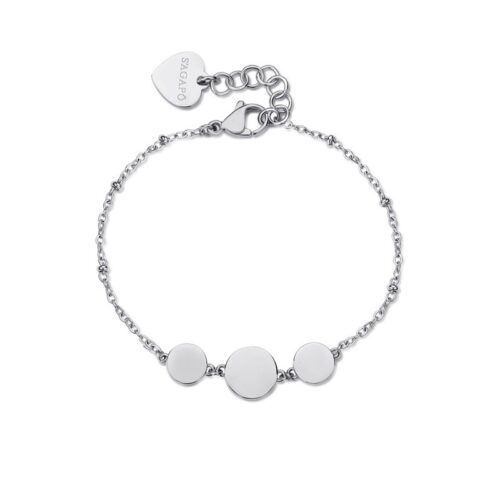 Bracciale Donna S'Agapò Elysium SUM11 in acciaio acciaio