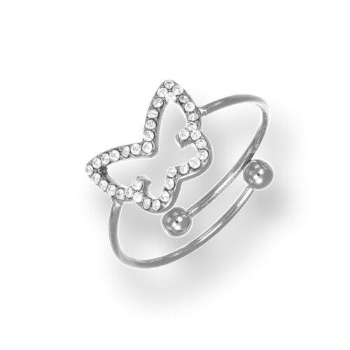 Anello Donna Revolution Gioielli Essenza Farfalla