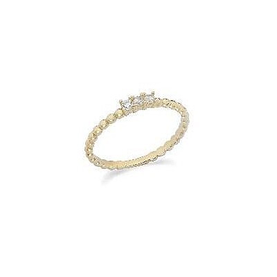 Anello Donna Ambrosia KAAZ 013 in oro giallo 375 con zirconi bianchi