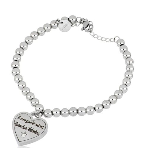 Bracciale donna a palline per san valentino