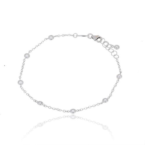 Bracciale TerryOro Essenza Oro 375 Punto Luce Zirconi